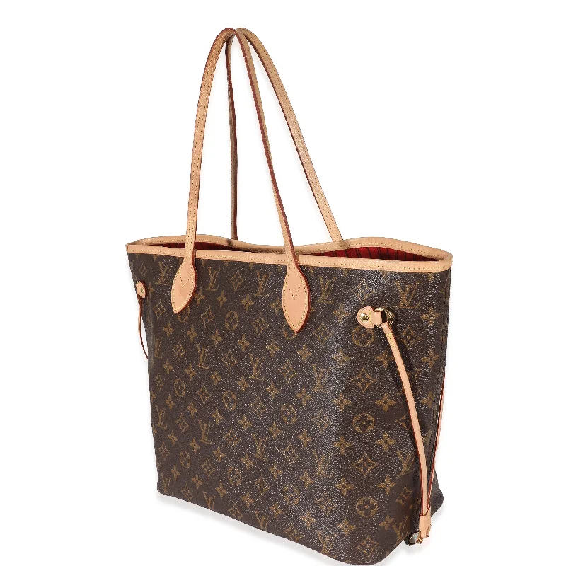 Louis Vuitton Twist bags with a contrast - colored interior for visual interestLouis Vuitton Cerise Monogram Canvas Neverfull MM