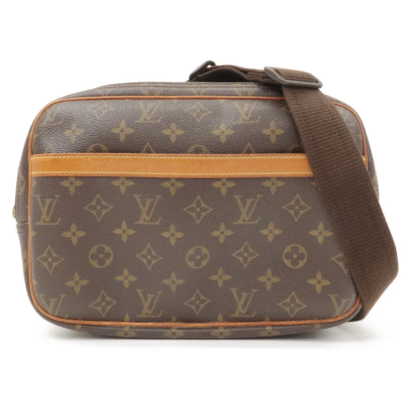 Louis Vuitton Alma bags with a leather - wrapped handle for a luxurious feelLouis Vuitton Monogram Reporter PM Shoulder Bag M45254