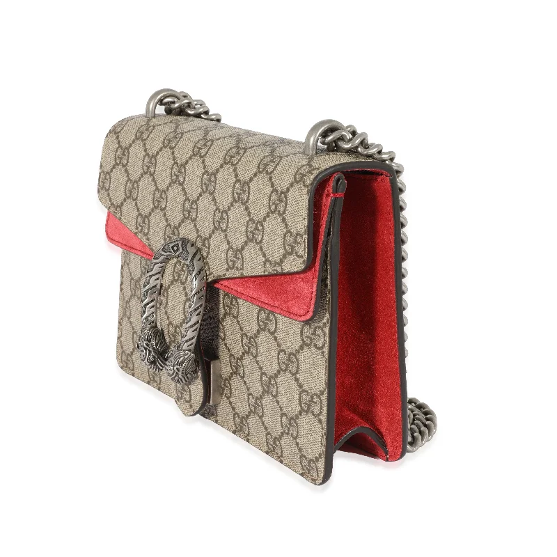 Women Gucci crossbody bags with a woven leather strapGucci GG Supreme Mini Dionysus