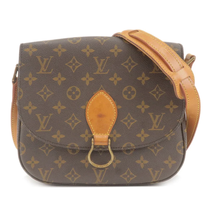 Louis Vuitton backpacks with a hidden back pocket for securityLouis Vuitton Monogram Saint Cloud GM Shoulder Bag Brown M51242