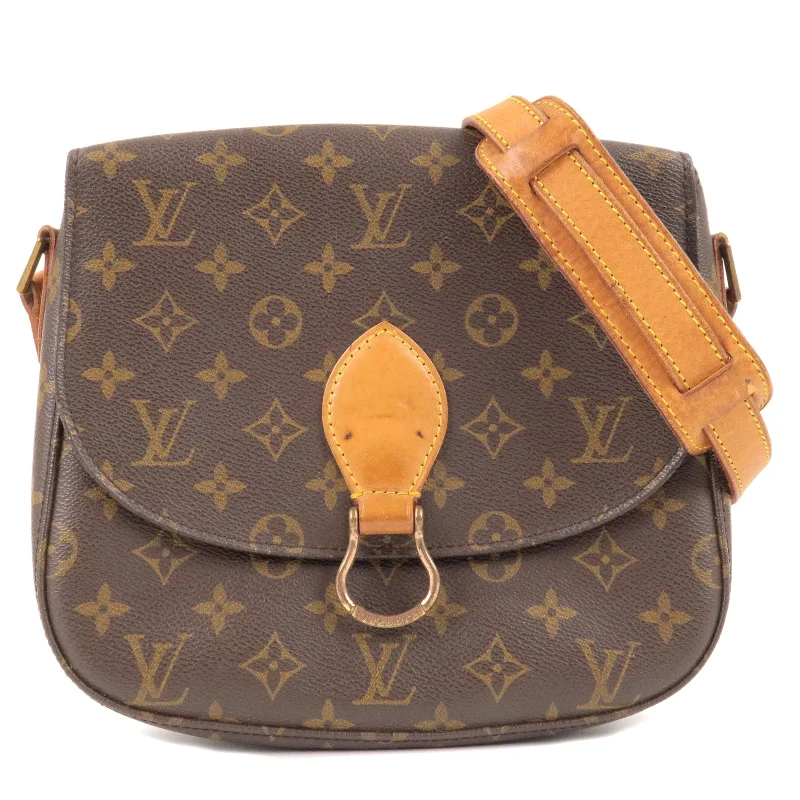 Ladies Louis Vuitton Capucines bags with a detachable shoulder strapLouis Vuitton Monogram Saint Cloud GM Shoulder Bag Brown M51242