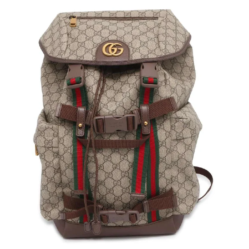 Gucci Dionysus bags for women with tiger - head claspsGUCCI GG Supreme Skateboard Backpack Beige/Brown 690999 GG SupremeCanvas