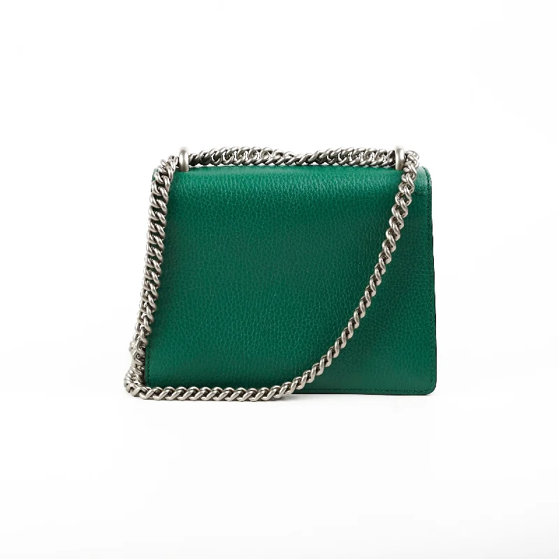 Gucci tote bags for women with a double - handle designGucci Dionysus Green Crossbody