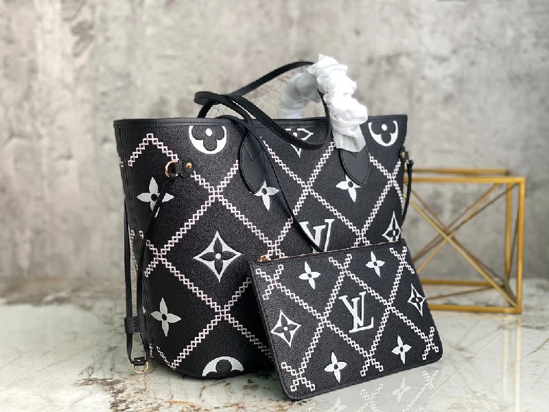 Louis Vuitton bags with a zip - around closure for enhanced securityLouis Vuitton Neverfull MM Bag