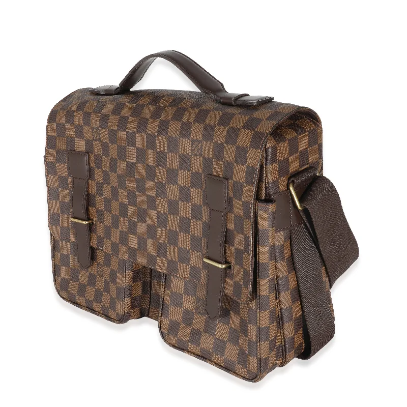 Small - sized Louis Vuitton Pochette Metis bags for a compact carryLouis Vuitton Damier Ebene Canvas Broadway Messenger Bag