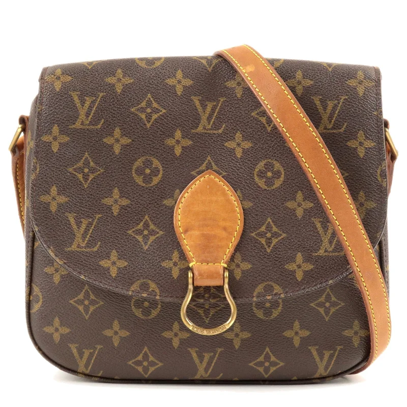 Louis Vuitton Speedy bags in monogram canvas for a classic lookLouis Vuitton Monogram Saint Cloud GM Shoulder Bag Brown M51242