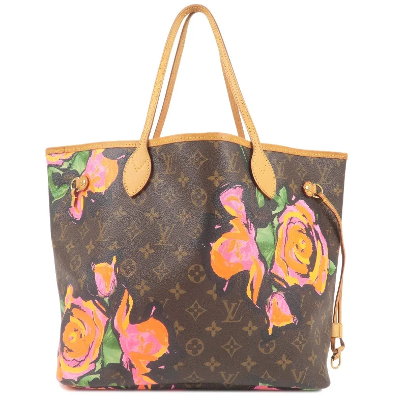 Ladies Louis Vuitton Capucines bags with gold - toned hardwareLouis Vuitton Monogram Rose Neverfull MM Tote Bag M48613