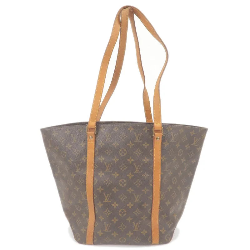 Louis Vuitton backpacks with a hidden back pocket for securityLouis Vuitton Monogram Sac Shopping Shoulder Bag M51108