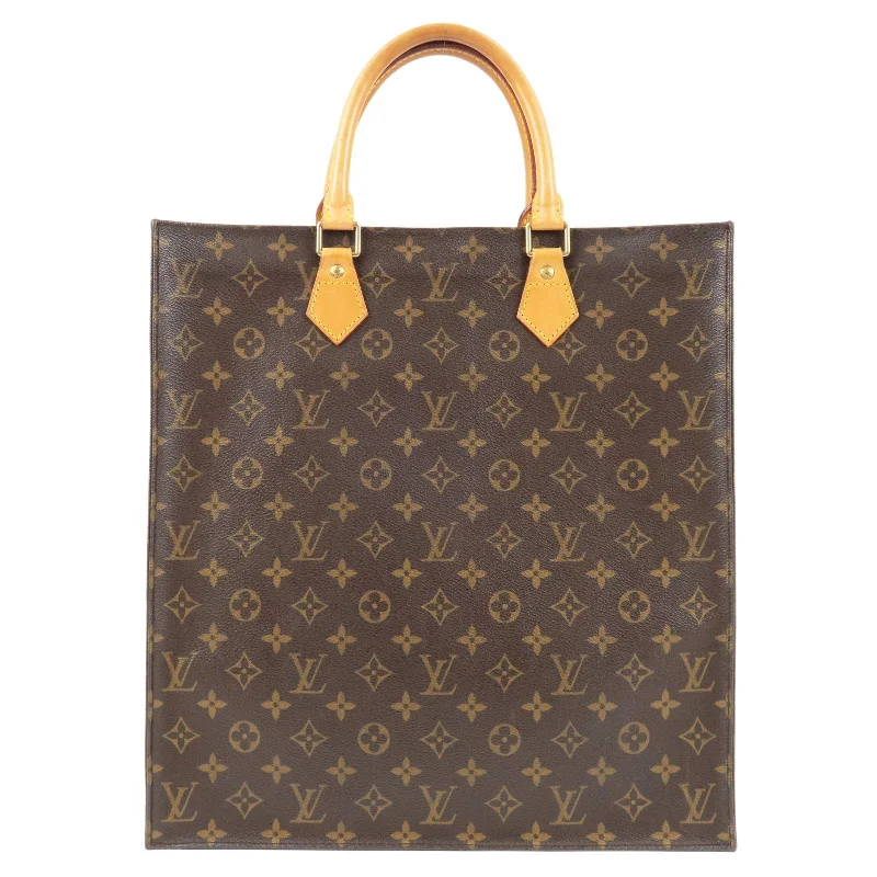 Louis Vuitton Alma bags with a leather - wrapped handle for a luxurious feelLouis Vuitton Monogram Sac Plat Hand Bag M51140