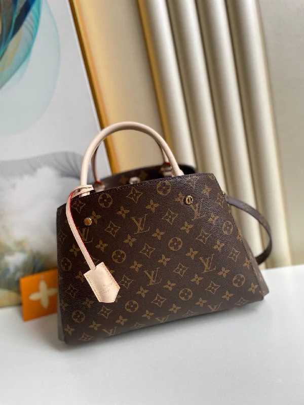 Louis Vuitton Alma bags with a detachable shoulder strap for versatilityLouis Vuitton Montaigne MM Bag