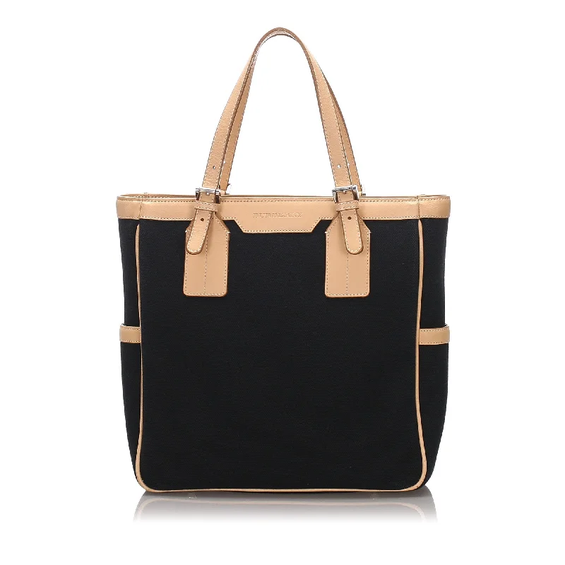 Compact Burberry Clutch Bags for WeddingsBurberry Black Canvas Fabric Tote Bag United Kingdom