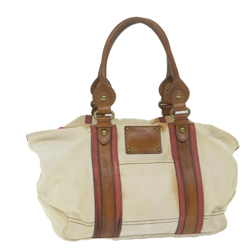 Travel - Approved Burberry Carry - on BagsBURBERRY Blue Label Tote Bag Canvas Beige Auth bs11502