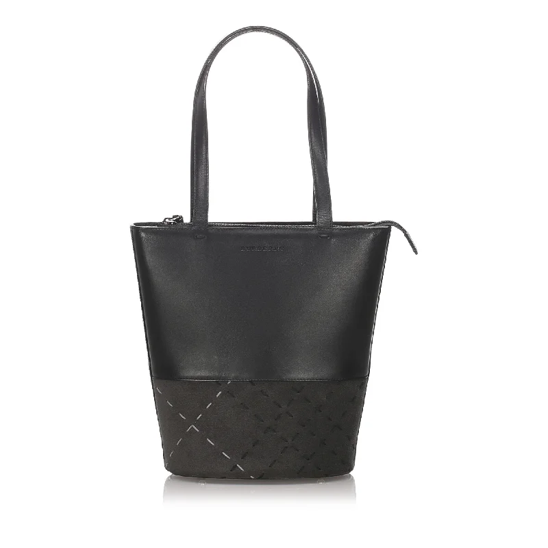 Sustainable and Ethical Burberry Bags for Conscious ConsumersBurberry Black Calf Leather Tote Bag United Kingdom