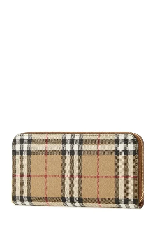 Customizable Burberry Bags with Personalized CharmsBurberry Woman Printed Canvas Wallet