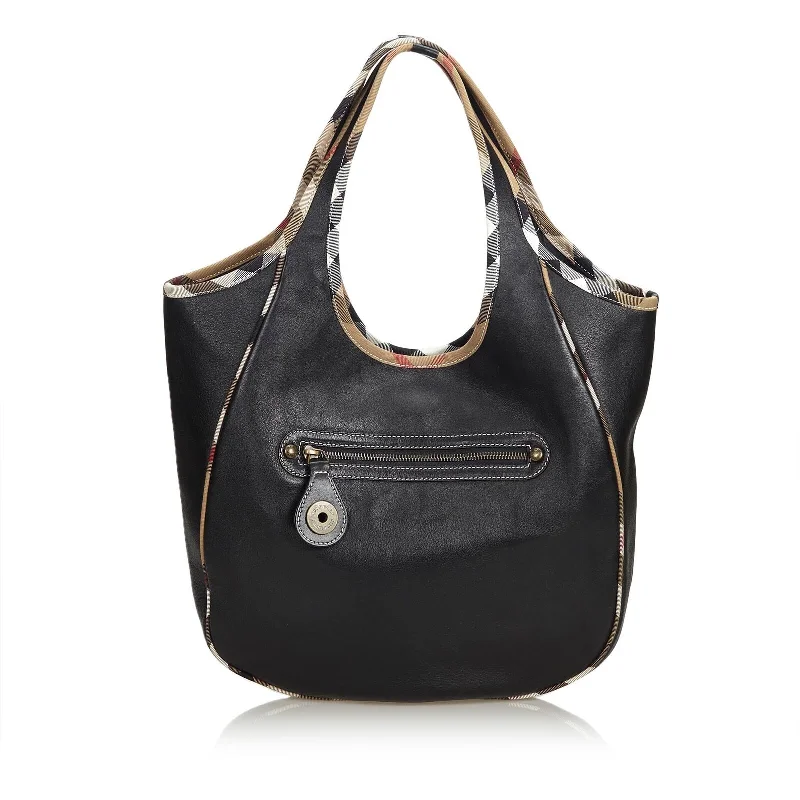 Stylish Burberry Tote Bags for Office UseBurberry Black Others Leather Tote Bag United Kingdom