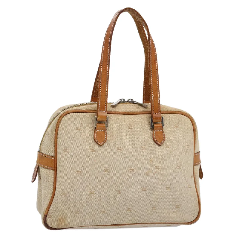 Travel - Approved Burberry Carry - on BagsBURBERRY Blue Label Hand Bag Canvas Beige Auth bs10778