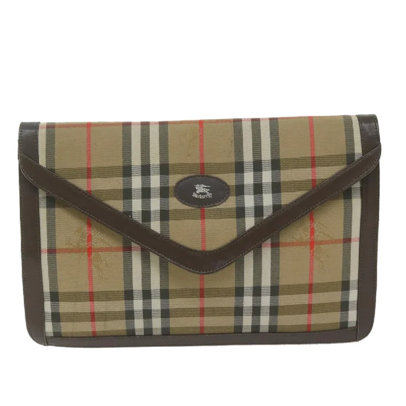 Child - Sized Burberry Bags for Little FashionistasBURBERRYSs Nova Check Clutch Bag Nylon Canvas Beige  ac2675