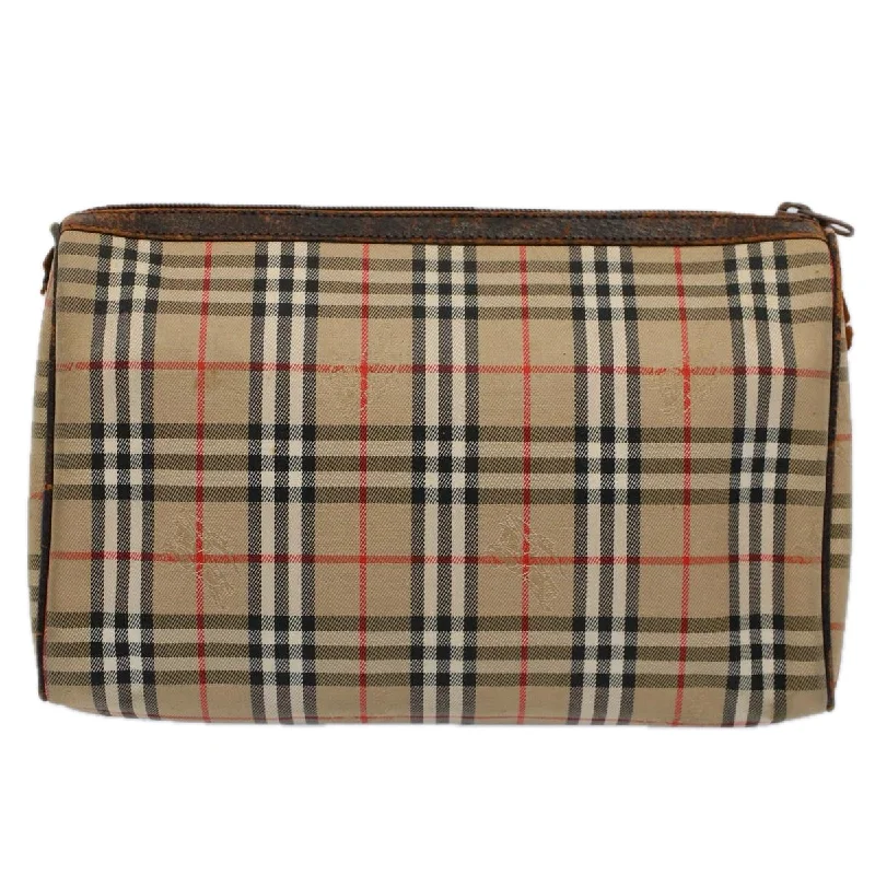 Affordable Replica - Looking Burberry BagsBURBERRYSs Nova Check Clutch Bag Nylon Canvas Beige  60603