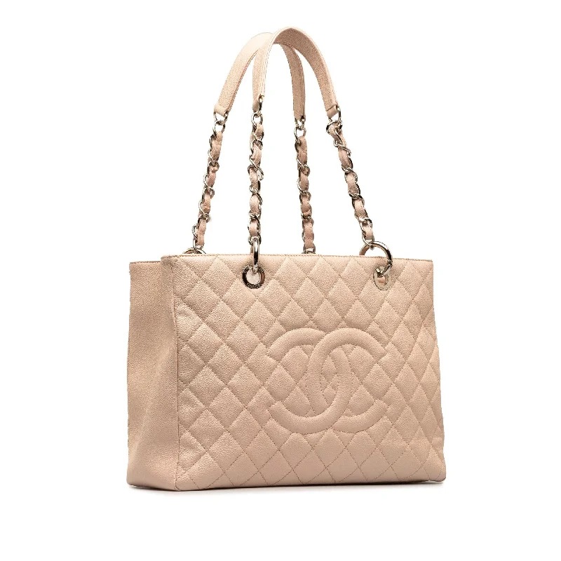 Chanel All - Match Handbag for Versatile StylingChanel Caviar Grand Shopping Tote (QS2NB1)