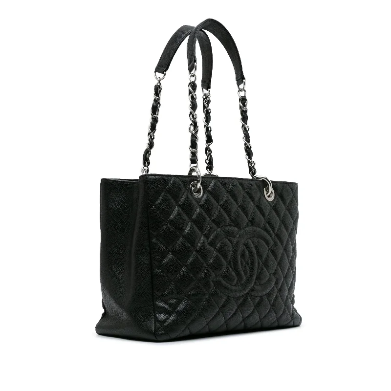 Chanel All - Match Handbag for Versatile StylingChanel Caviar Grand Shopping Tote (sWpD91)