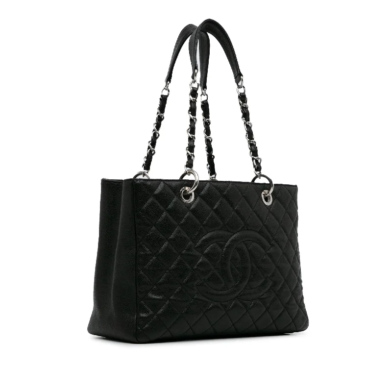 Chanel Black Handbag for Business MeetingsChanel Caviar Grand Shopping Tote (TkcRLP)