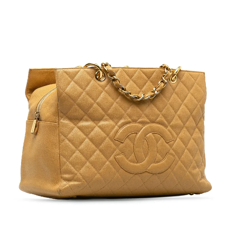 Chanel Designer Handbag with Unique DesignChanel Caviar Grand Shopping Tote (ULSTyL)