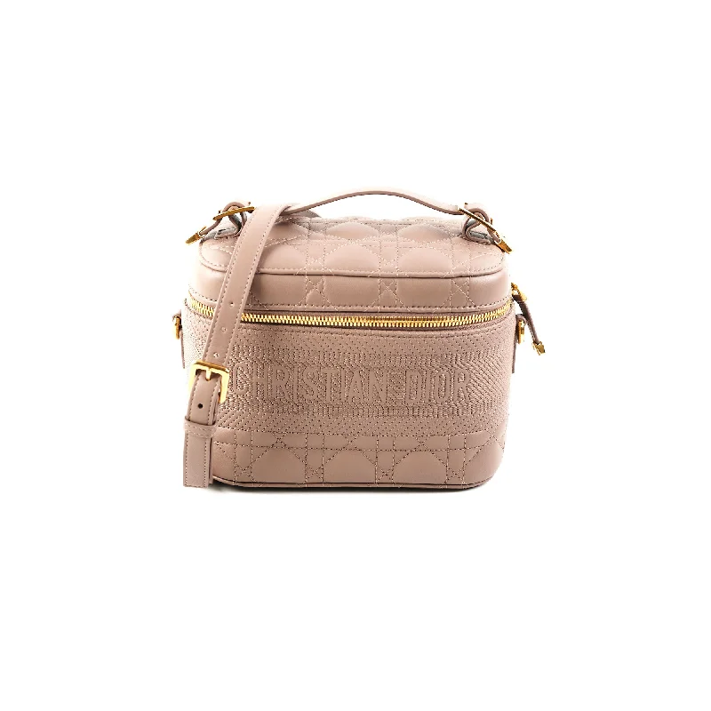 Christian Dior handbags with a removable shoulder strap for versatilityDior Small Vanity Case Taupe/Brown