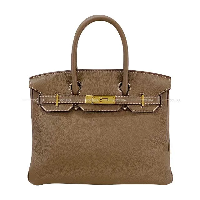 Minimalist Hermes Bags for a Sleek and Timeless LookHERMES Handbag Birkin30 Etoupe Veau Togo Gold HW Stamp