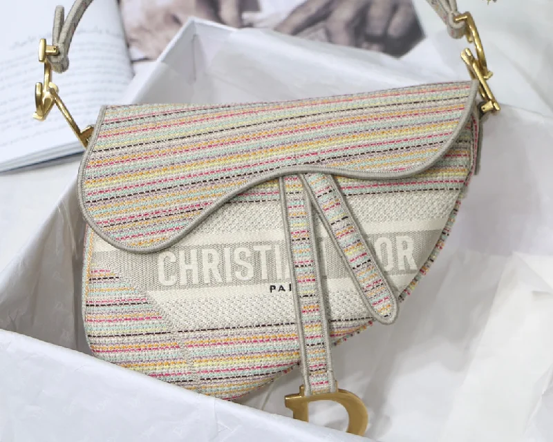 Christian Dior Saddle bags with a distressed leather finishChristian Dior Bags  805