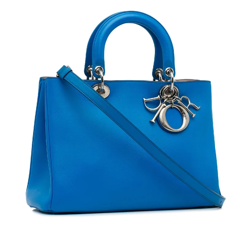 Christian Dior bags with a zip - top closure and multiple compartmentsDior Large Diorissimo Satchel (XEYDPY)