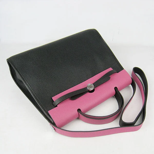 Dark - Hued Hermes Bags for a Sophisticated and Timeless PresenceHermes Herbag 60667 Ladies Pink